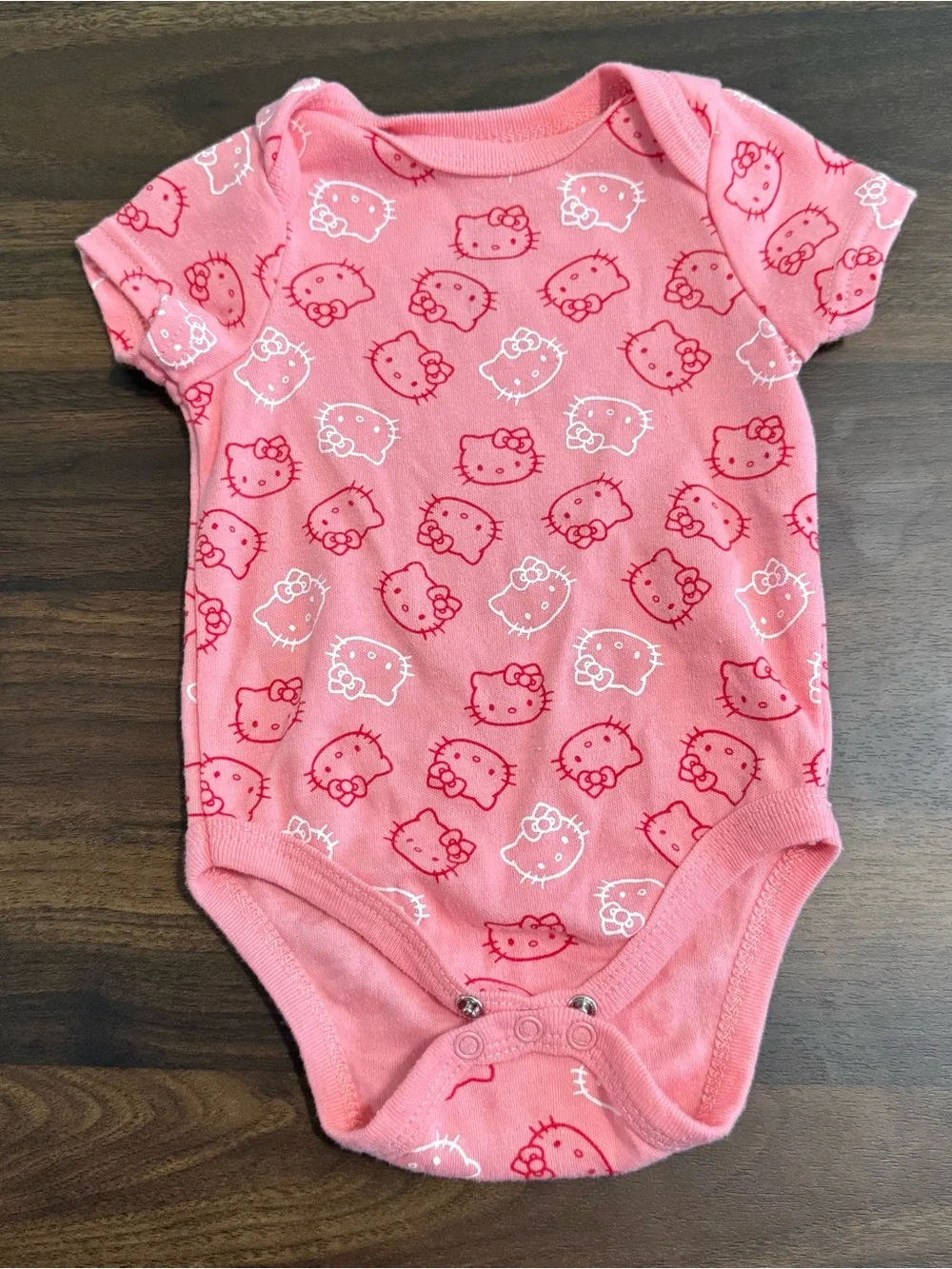 Baby girl hello kitty onesie